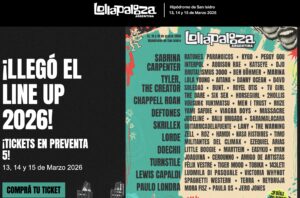 Lollapalooza 2026 ya despierta expectativas por su impacto en el turismo y las reservas de alojamiento